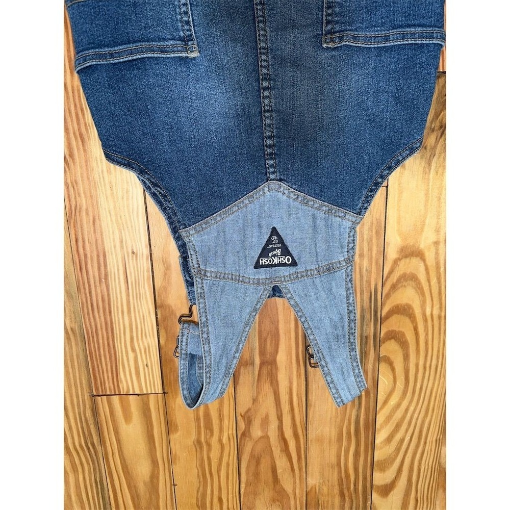 OshKosh B'gosh Vestback patchwork bib Toddler Den… - image 8